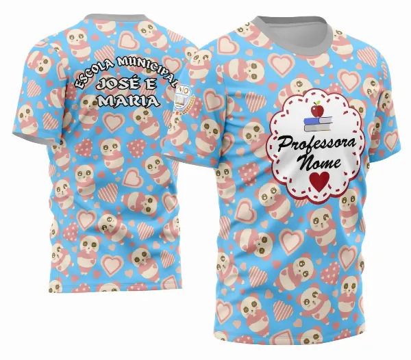 Arte Camisa Professora Personalizada