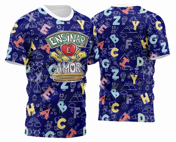 Arte Camisa Professora Personalizada