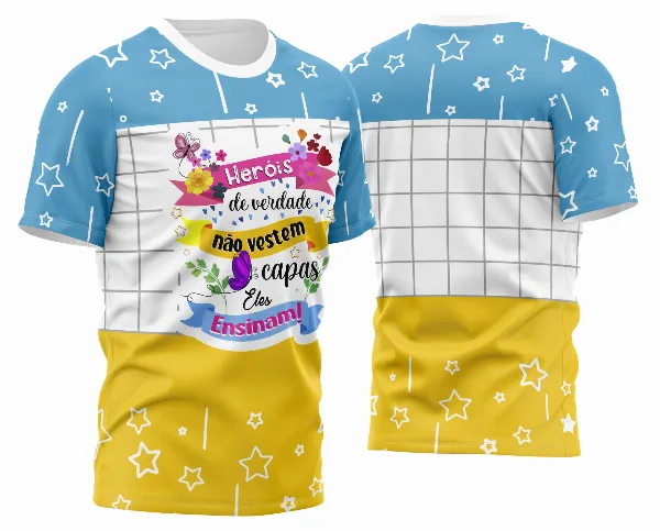 Arte Camisa Professora Personalizada