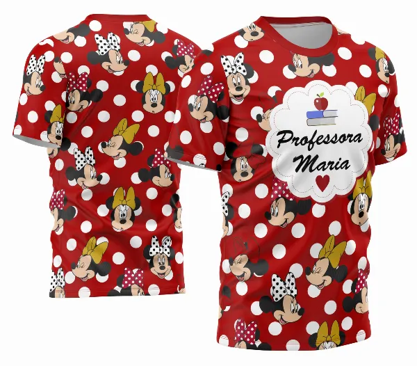 Arte Camisa Professora Personalizada