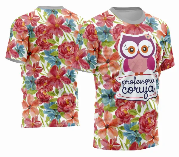 Arte Camisa Professora Personalizada