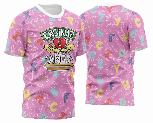 Arte Camisa Professora Personalizada