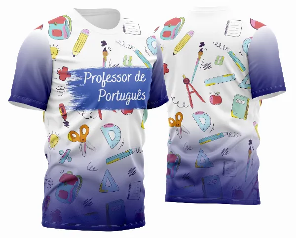 Arte Camisa Professora Personalizada