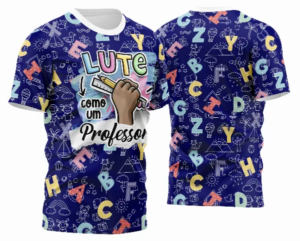 Arte Camisa Professora Personalizada