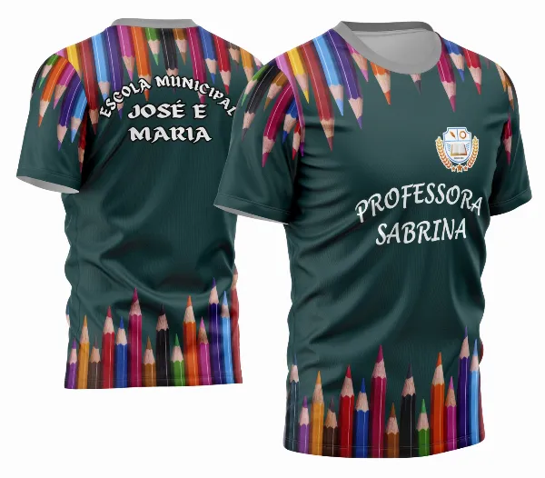 Arte Camisa Professora Personalizada