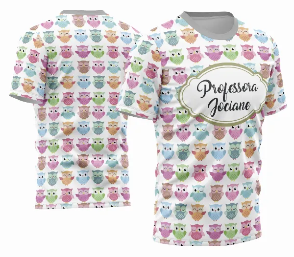 Arte Camisa Professora Personalizada
