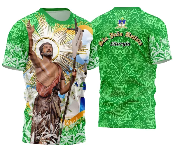 Arte Camisa São João Batista - Religião