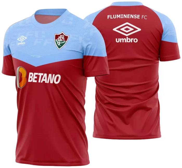 Arte Camisa Titular Fluminense Treino 2023 - 2024 Modelo 2
