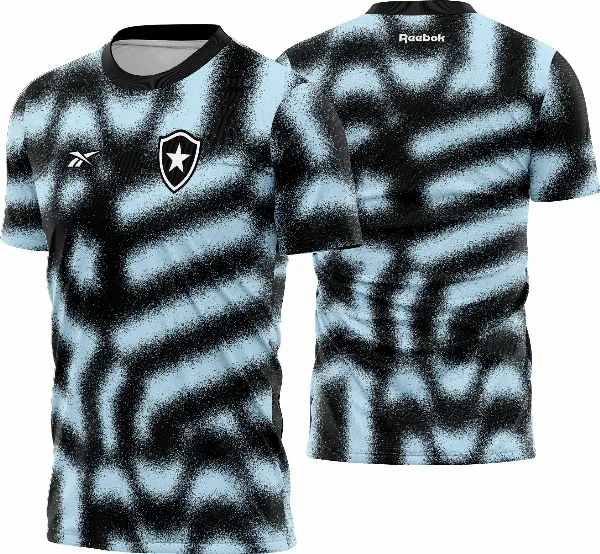 Arte Camisa Treino Atleta Botafogo - Azul - Preto 2023