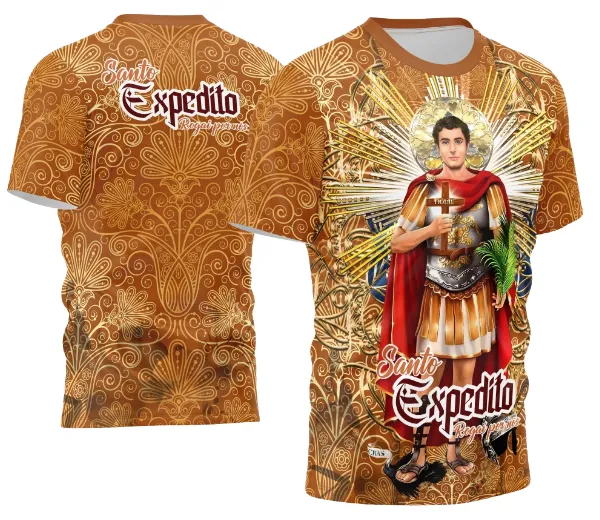 Arte Camisa Vetor Religião 2026 - Santo Expedito