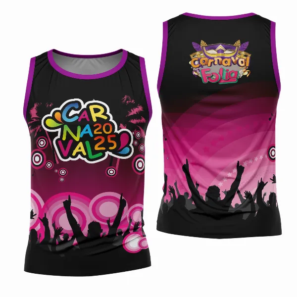 Arte Estampa Camisa Abadá de Carnaval 2026