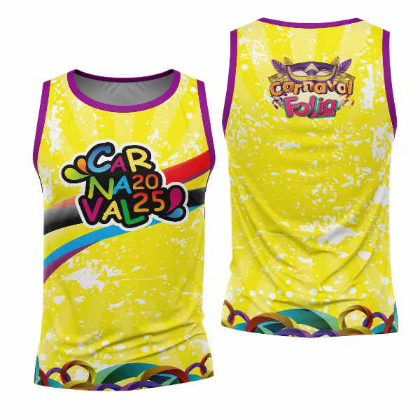 Arte Estampa Camisa Abadá de Carnaval 2026