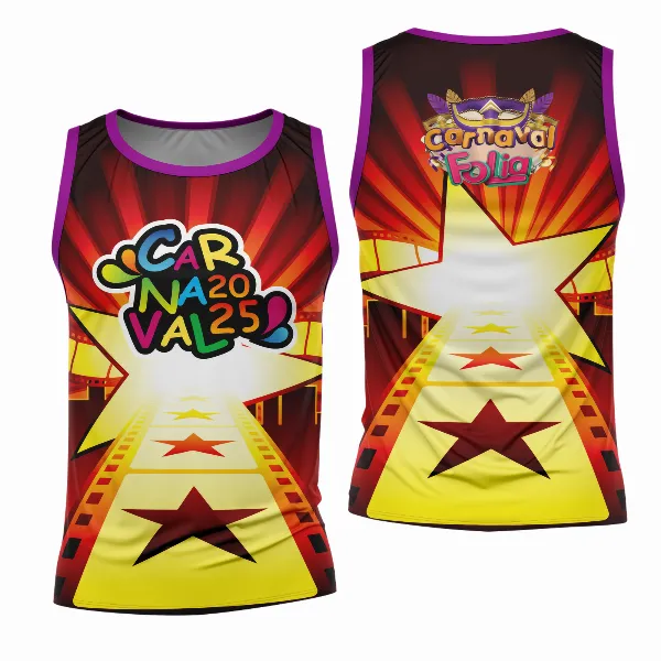 Arte Estampa Camisa Abadá de Carnaval 2026