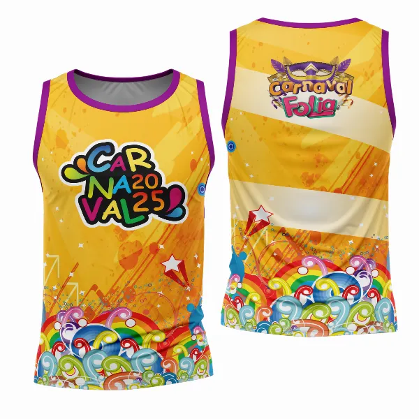 Arte Estampa Camisa Abadá de Carnaval 2026