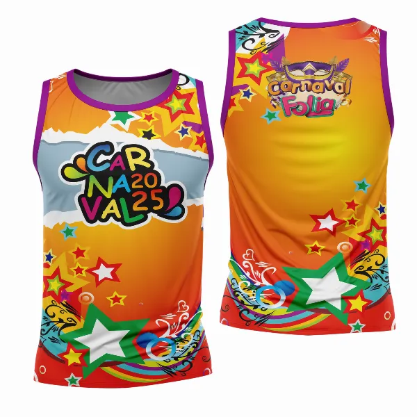 Arte Estampa Camisa Abadá de Carnaval 2026