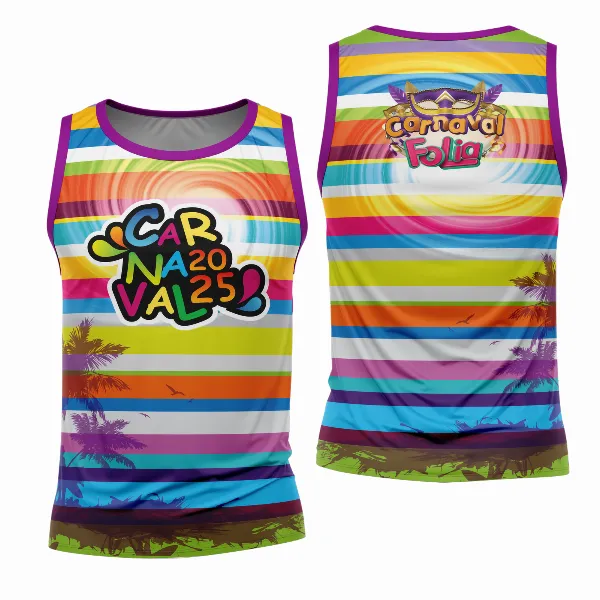 Arte Estampa Camisa Abadá de Carnaval 2026