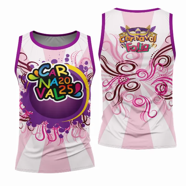 Arte Estampa Camisa Abadá de Carnaval 2026