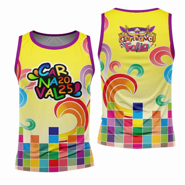 Arte Estampa Camisa Abadá de Carnaval 2026