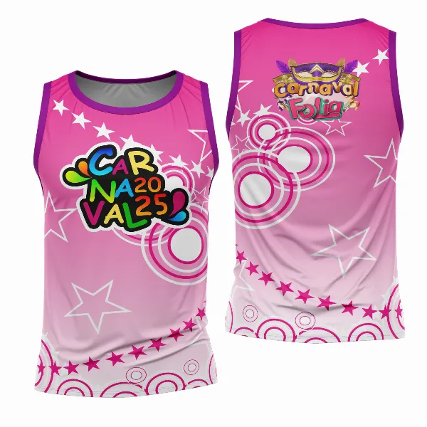 Arte Estampa Camisa Abadá de Carnaval 2026 - Modelo 23