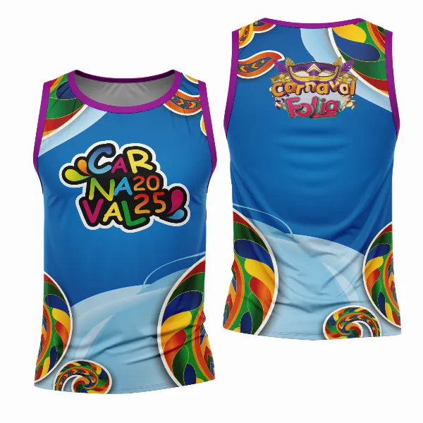 Arte Estampa Camisa Abadá de Carnaval 2026 - Modelo 23