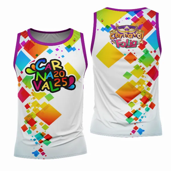 Arte Estampa Camisa Abadá de Carnaval 2026 - Modelo 23