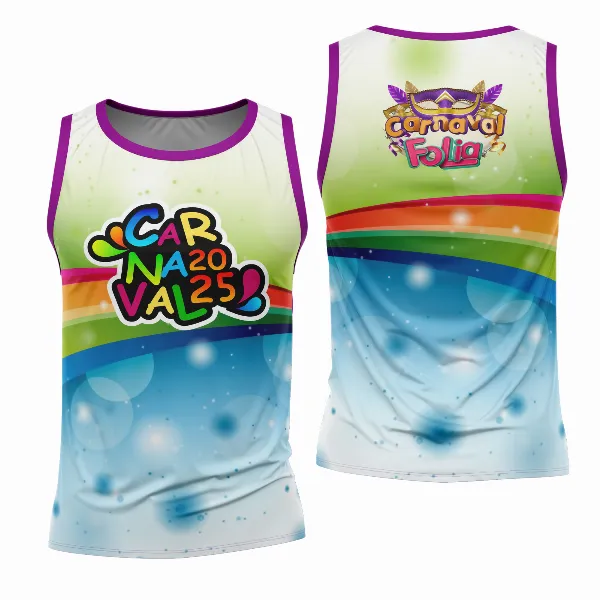 Arte Estampa Camisa Abadá de Carnaval 2026 - Modelo 23