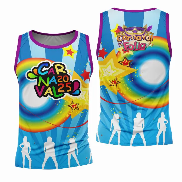 Arte Estampa Camisa Abadá de Carnaval 2026 - Modelo 23