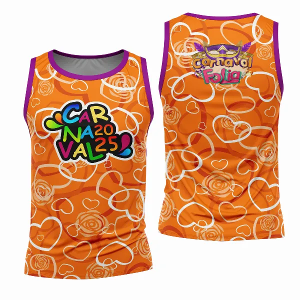 Arte Estampa Camisa Abadá de Carnaval 2026 - Modelo 23