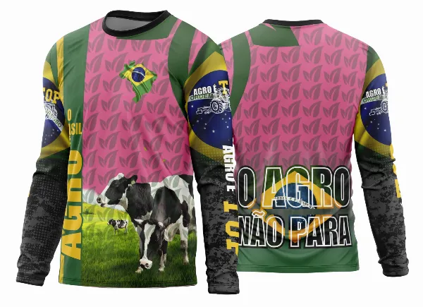 Arte Estampa Camisa Agro 2026 Manga Longa - Modelo 13
