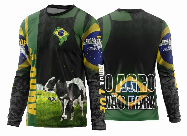 Arte Estampa Camisa Agro 2026 Manga Longa - Modelo 14