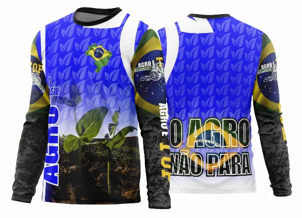 Arte Estampa Camisa Agro 2026 Manga Longa - Modelo 25