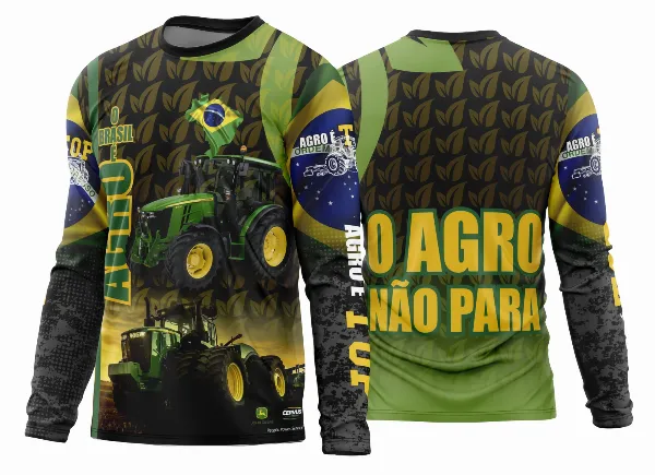 Arte Estampa Camisa Agro 2026 Manga Longa - Modelo 30