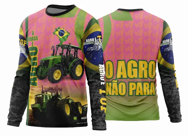 Arte Estampa Camisa Agro 2026 Manga Longa - Modelo 32