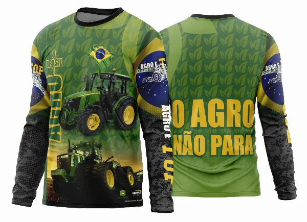 Arte Estampa Camisa Agro 2026 Manga Longa - Modelo 33
