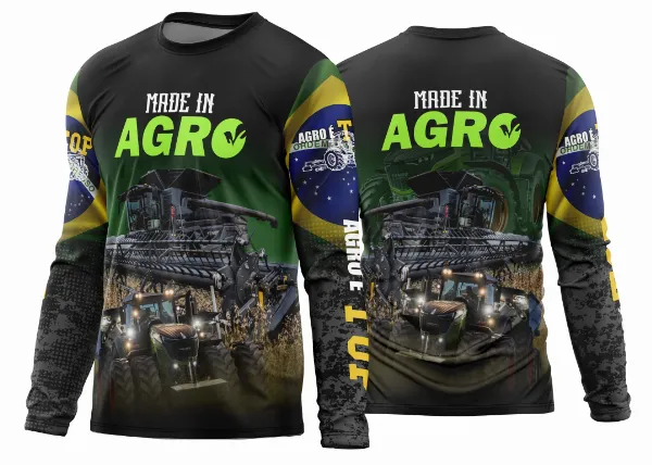 Arte Estampa Camisa Agro 2026 Maquinas Agrícola
