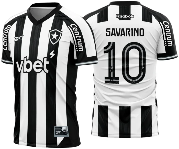 Arte Vetor Camisa Botafogo Titular 2025 - 2026