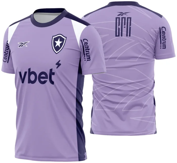 Arte Estampa Camisa Botafogo Treino 2025 - 2026