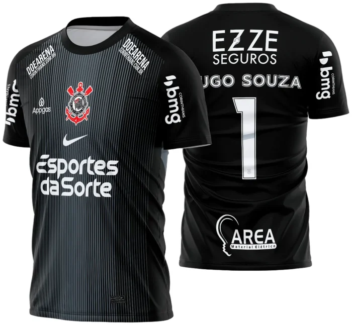 Arte Estampa Camisa Corinthians Goleiro 2025 - 2026