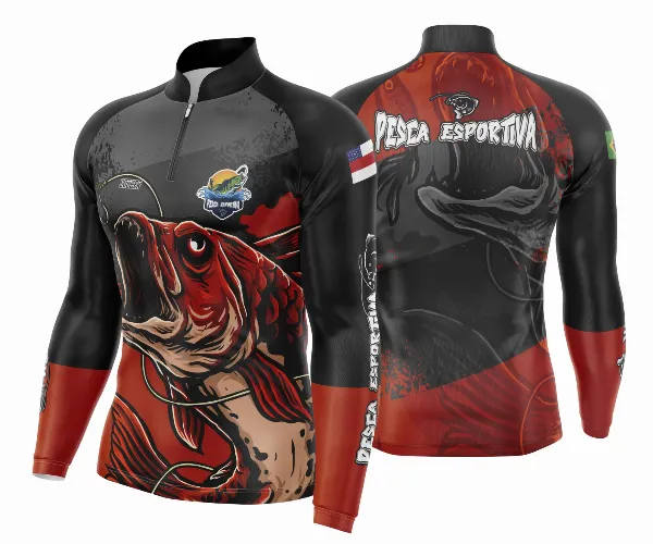 Arte Estampa Camisa De Pesca Esportiva Modelo 27