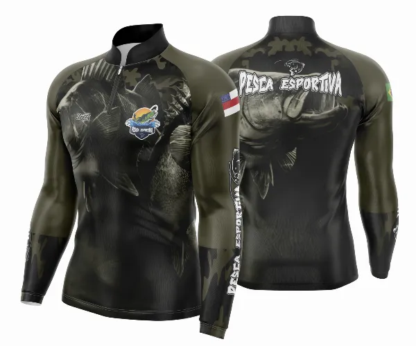 Arte Estampa Camisa De Pesca Esportiva Modelo 28