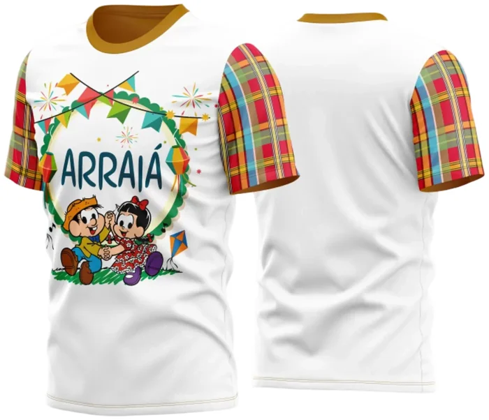 Arte Estampa Camisa Festa Junina Arraiá 2025