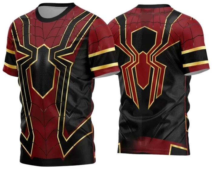 Arte Estampa Camisa Heróis - Homem Aranha - Spider-Man