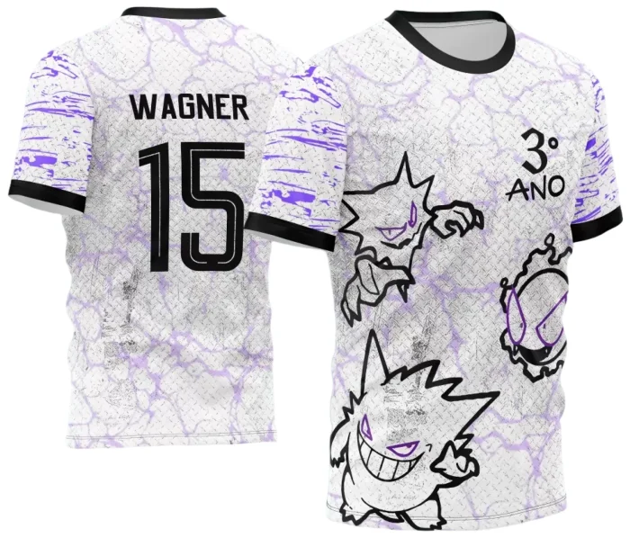 Arte Estampa Camisa InterClasse 2024 Gengar