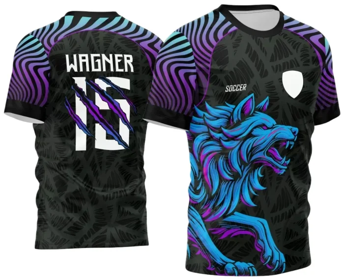 Arte Estampa Camisa Interclasse Lobo 2024 - 2025