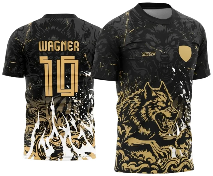 Arte Estampa Camisa Interclasse Lobo