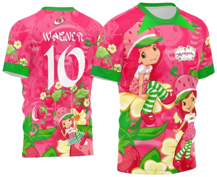 Arte Estampa Camisa Interclasse Moranguinho 2024