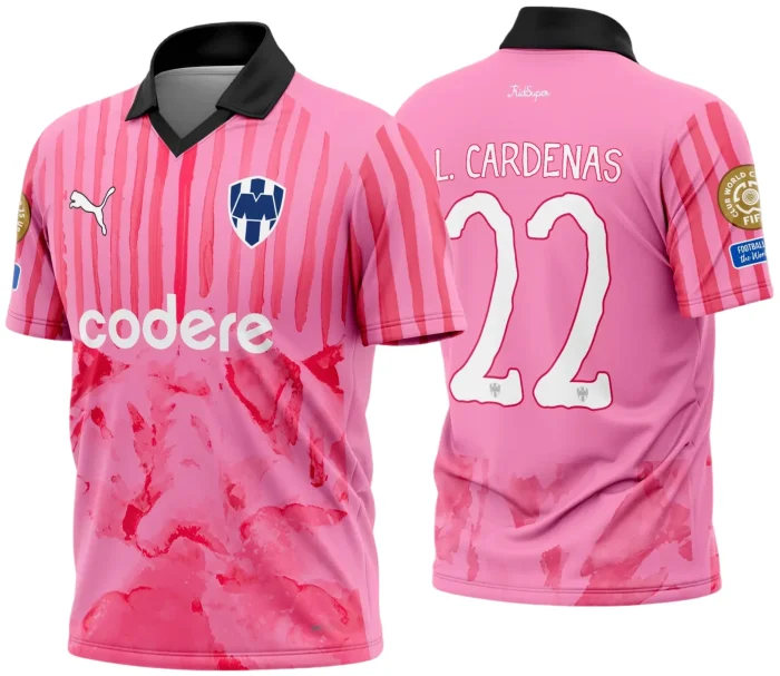 Arte Estampa Camisa Monterrey Goleiro 2025 - 2026