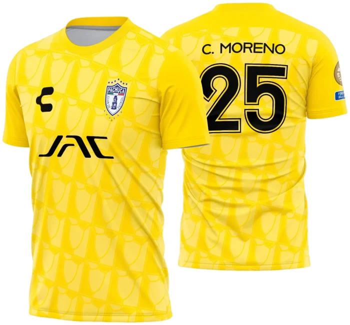 Arte Estampa Camisa Pachuca Goleiro 2025 - 2026
