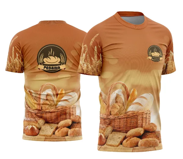 Arte Camisa Padeiro Padaria - Profissão