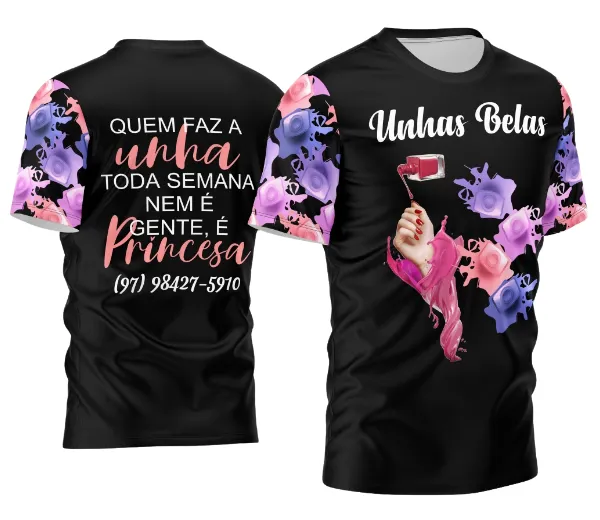 Arte Camisa Manicure - Profissão